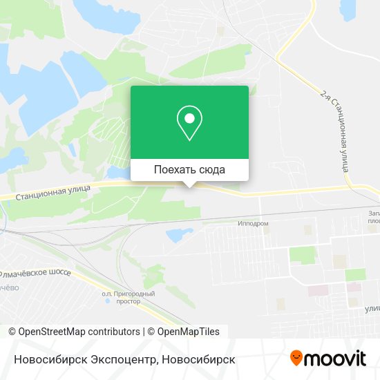 Карта Новосибирск Экспоцентр