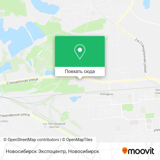 Карта Новосибирск Экспоцентр