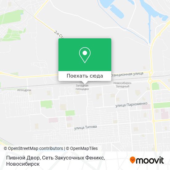 Карта Пивной Двор, Сеть Закусочных Феникс