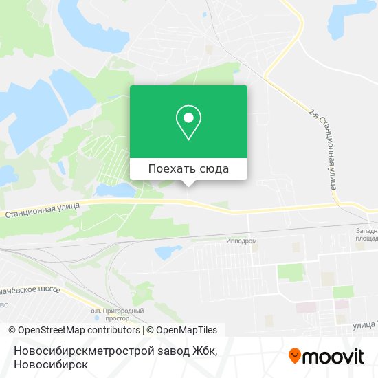 Карта Новосибирскметрострой завод Жбк