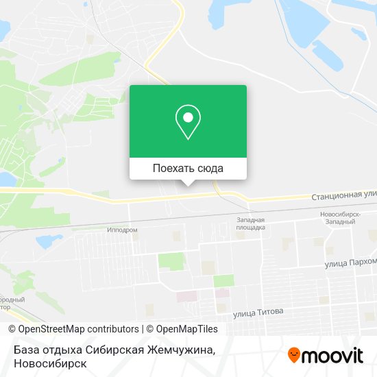 Карта База отдыха Сибирская Жемчужина