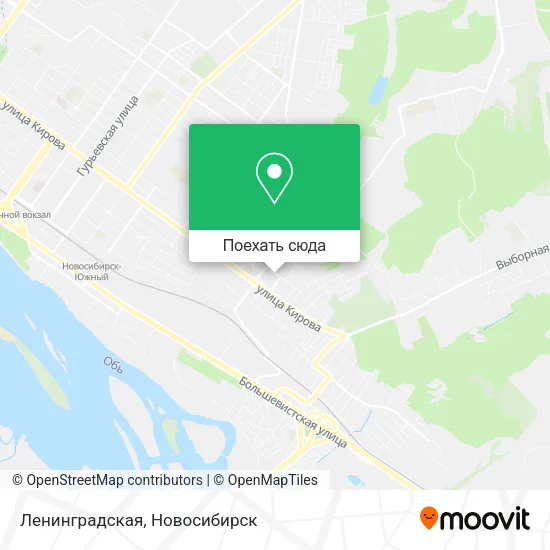 Карта Ленинградская