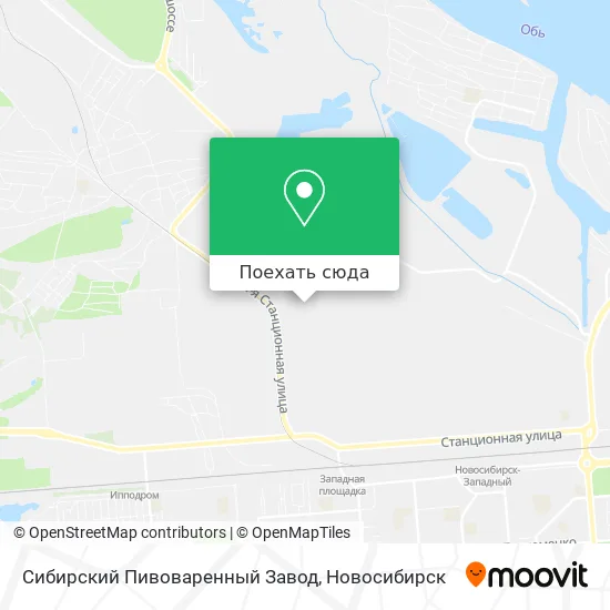 Карта Сибирский Пивоваренный Завод