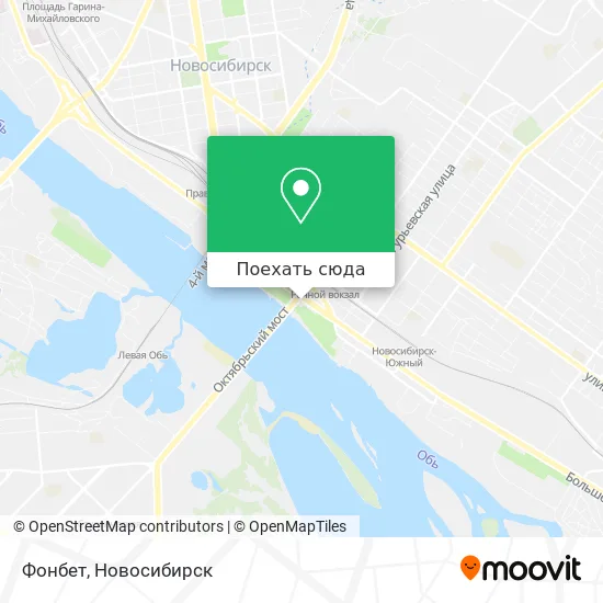 Карта Фонбет