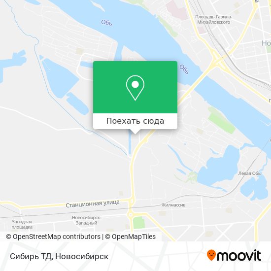 Карта Сибирь ТД