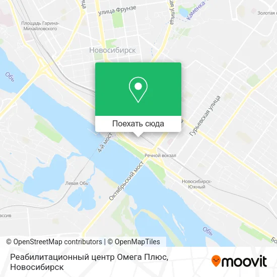 Карта Реабилитационный центр Омега Плюс