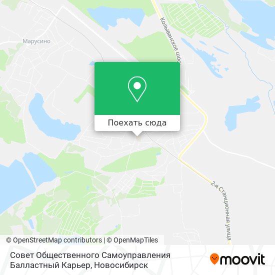 Карта Совет Общественного Самоуправления Балластный Карьер