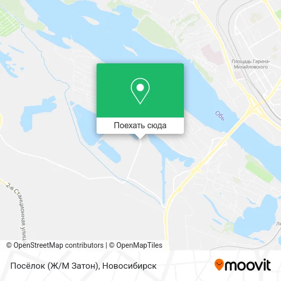 Карта Посёлок (Ж/М Затон)