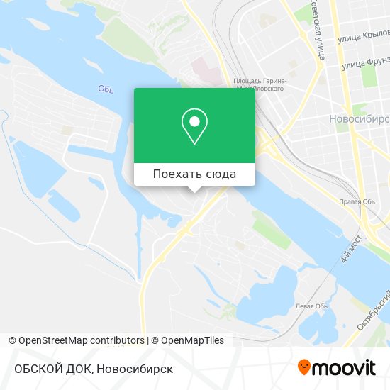 Карта ОБСКОЙ ДОК