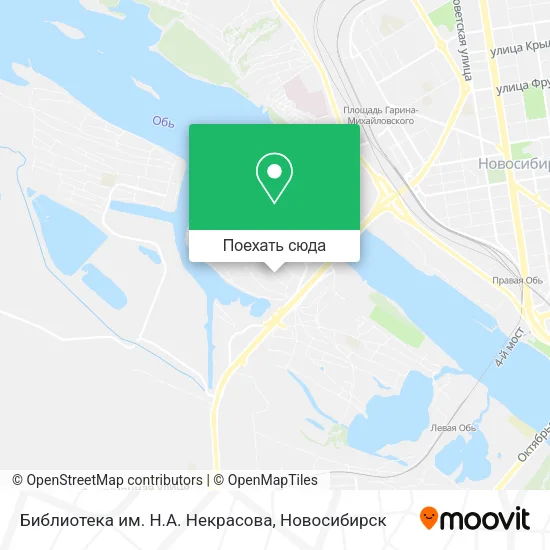 Карта Библиотека им. Н.А. Некрасова