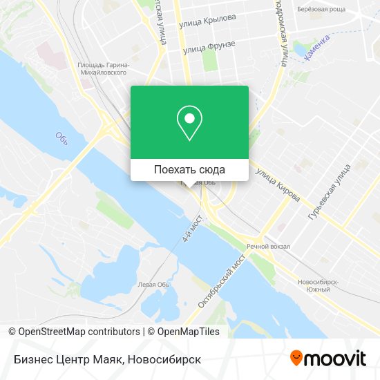 Карта Бизнес Центр Маяк