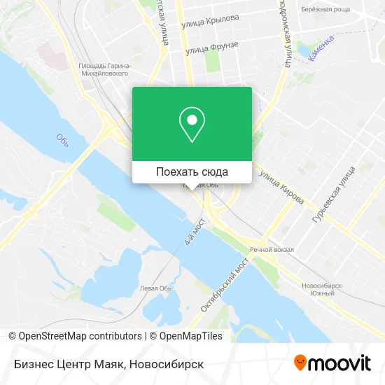 Карта Бизнес Центр Маяк
