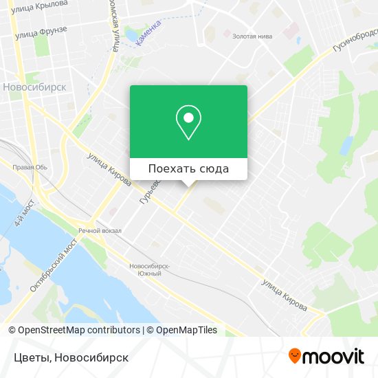 Карта Цветы