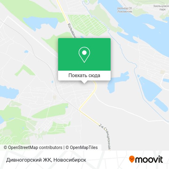Карта Дивногорский ЖК