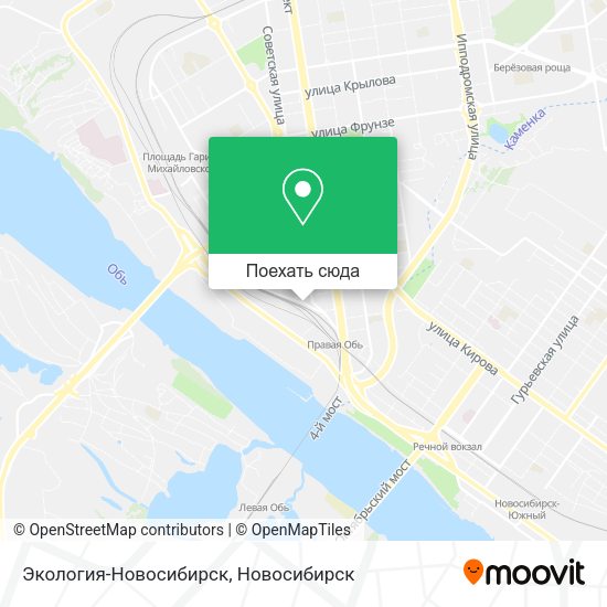 Карта Экология-Новосибирск