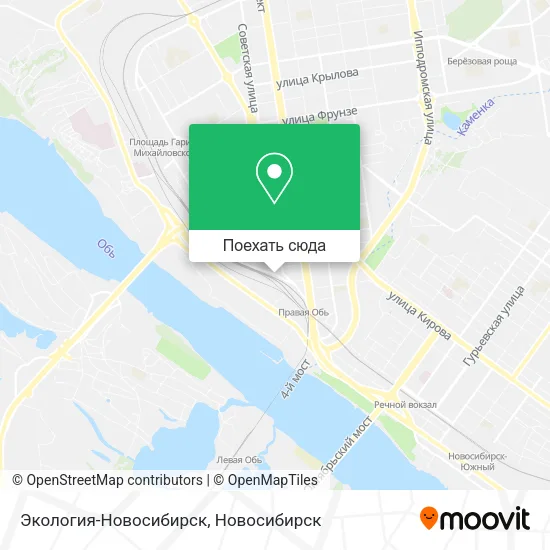 Карта Экология-Новосибирск