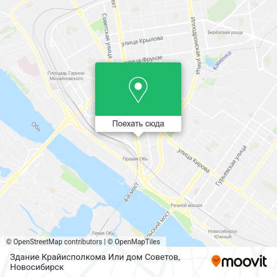 Карта Здание Крайисполкома Или дом Советов