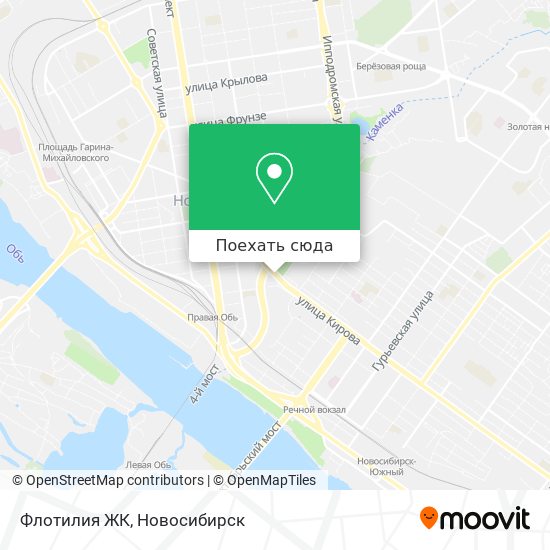 Карта Флотилия ЖК