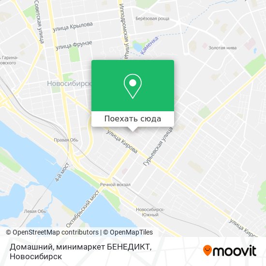 Карта Домашний, минимаркет БЕНЕДИКТ