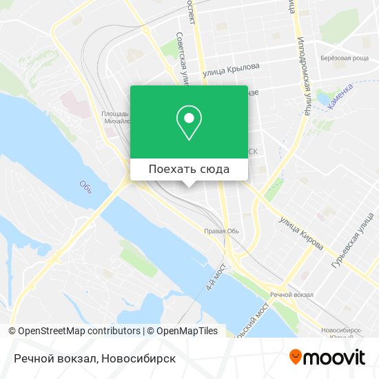 Карта Речной вокзал