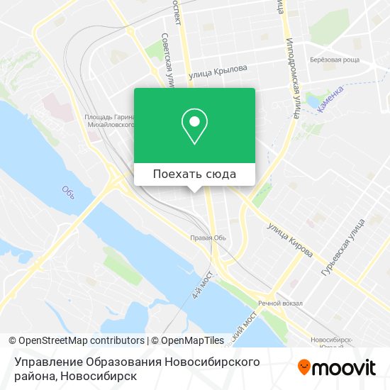 Карта Управление Образования Новосибирского района
