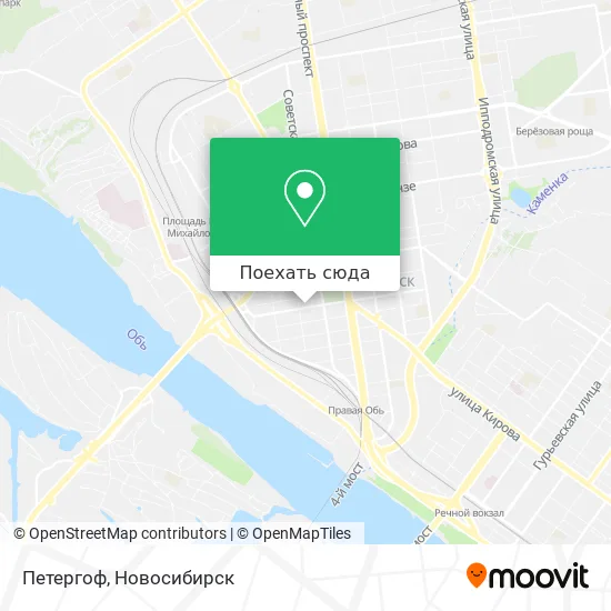 Карта Петергоф