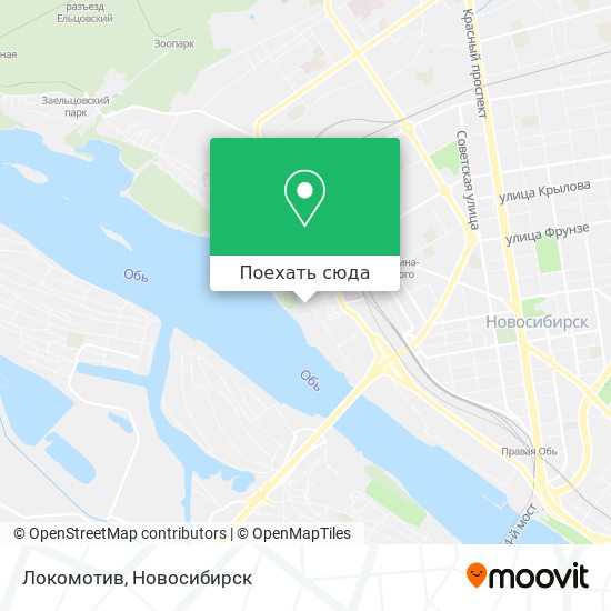 Карта Локомотив
