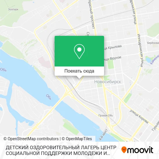 Карта ДЕТСКИЙ ОЗДОРОВИТЕЛЬНЫЙ ЛАГЕРЬ ЦЕНТР СОЦИАЛЬНОЙ ПОДДЕРЖКИ МОЛОДЕЖИ И ЮНОШЕСТВА ИМ. К. ЗАСЛОНОВА ПРЕ