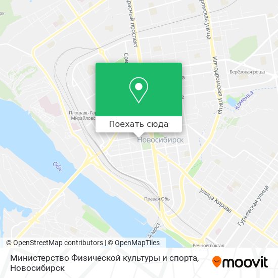 Карта Министерство Физической культуры и спорта
