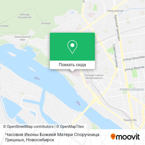 Карта Часовня Иконы Божией Матери Споручница Грешных