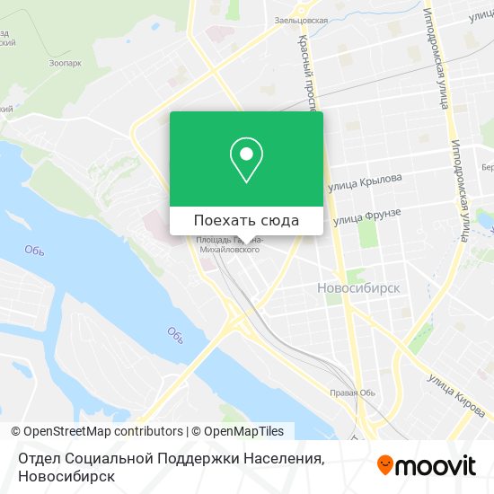 Карта Отдел Социальной Поддержки Населения