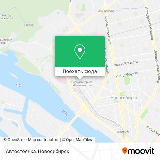 Карта Автостоянка