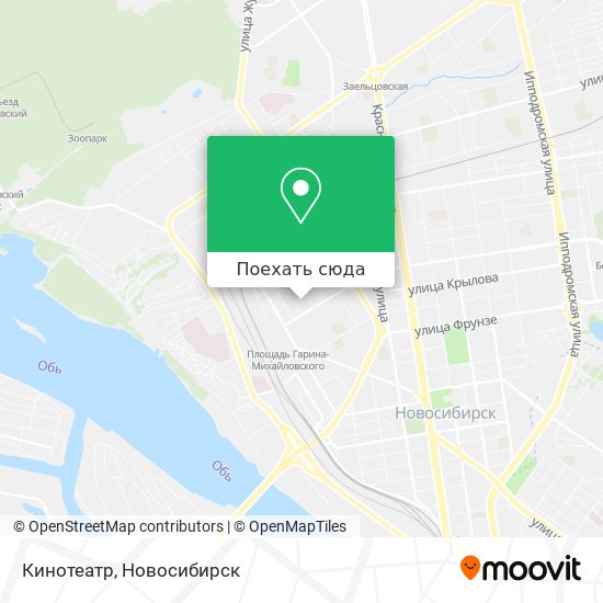 Карта Кинотеатр