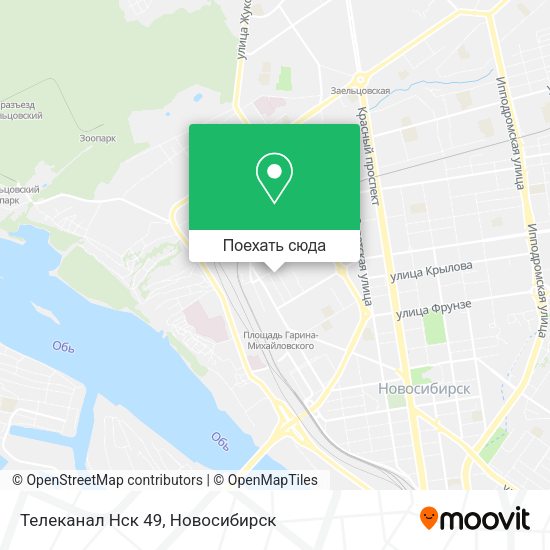 Карта Телеканал Нск 49