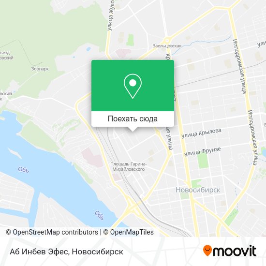 Карта Аб Инбев Эфес