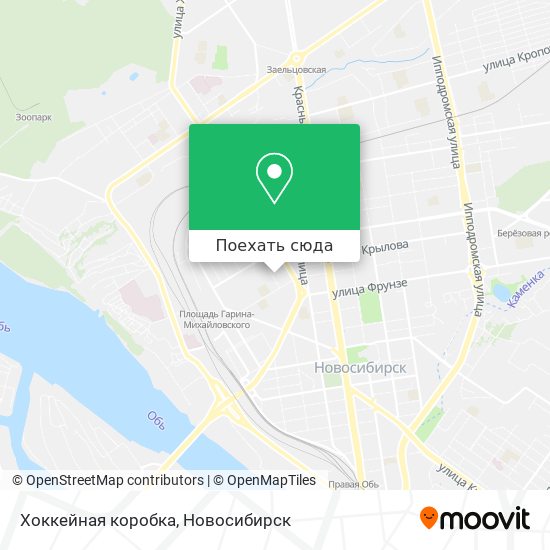 Карта Хоккейная коробка