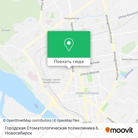 Карта Городская Стоматологическая поликлиника 6
