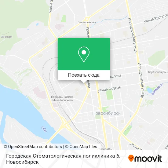 Карта Городская Стоматологическая поликлиника 6