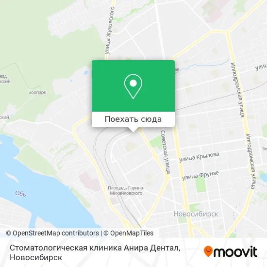 Карта Стоматологическая клиника Анира Дентал