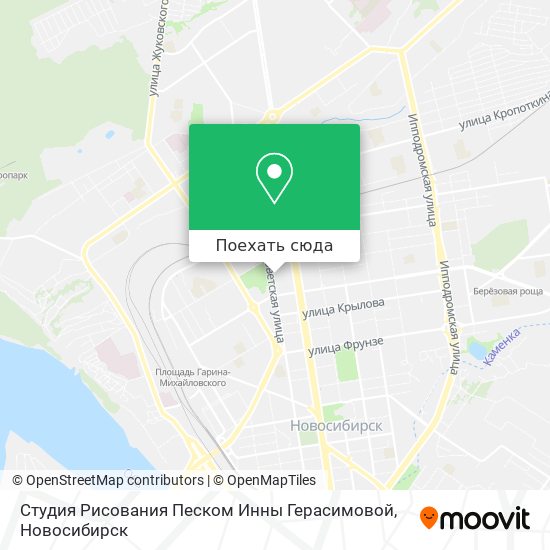 Карта Студия Рисования Песком Инны Герасимовой