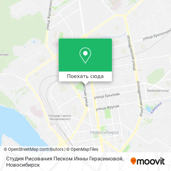 Карта Студия Рисования Песком Инны Герасимовой