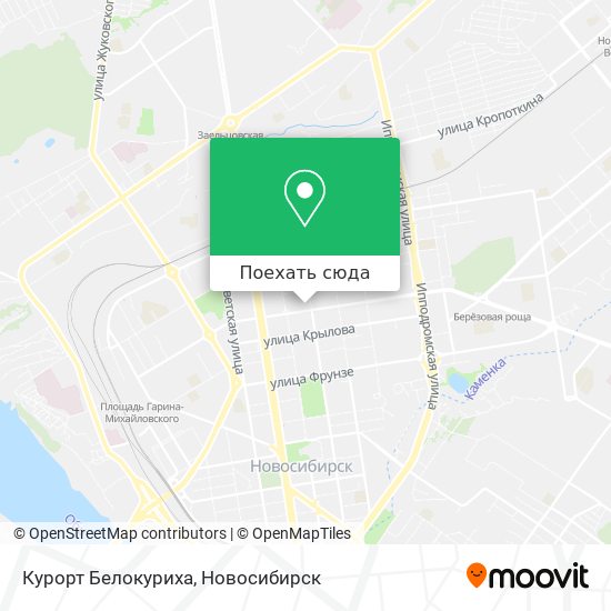 Карта Курорт Белокуриха