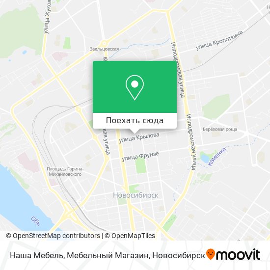Карта Наша Мебель, Мебельный Магазин