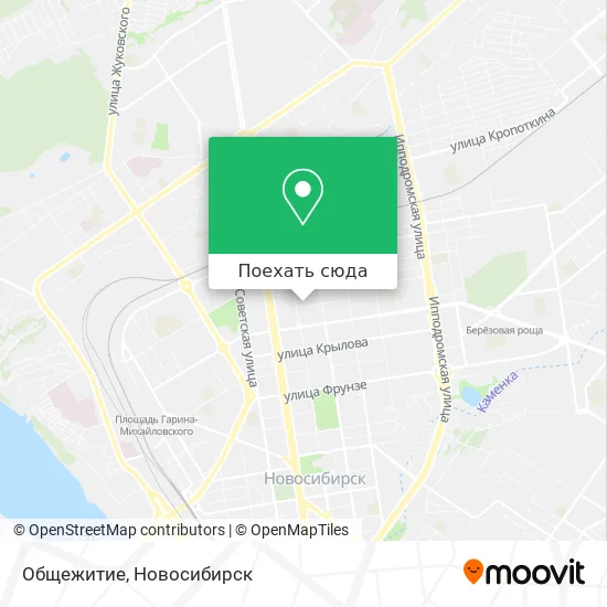 Карта Общежитие