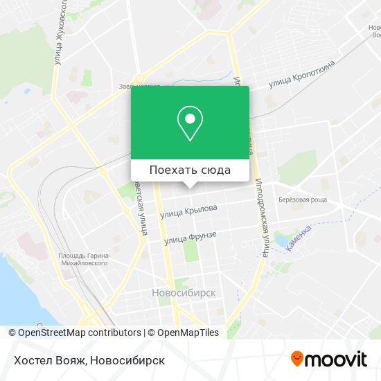 Карта Хостел Вояж