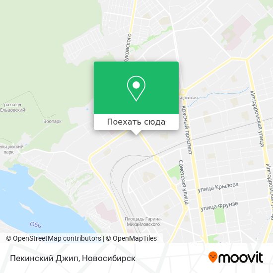 Карта Пекинский Джип
