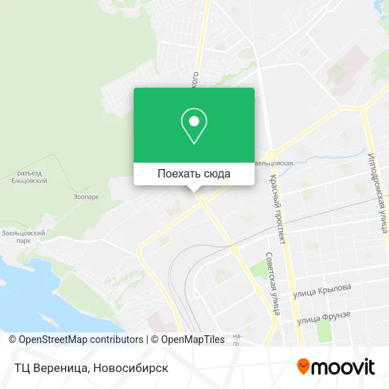 Карта ТЦ Вереница