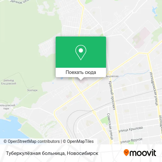 Карта Туберкулёзная больница