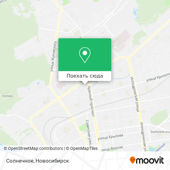 Карта Солнечное