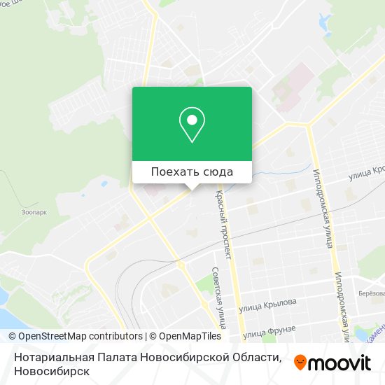 Карта Нотариальная Палата Новосибирской Области